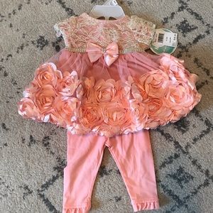 Baby Girl Formal Dress 2-Piece Set